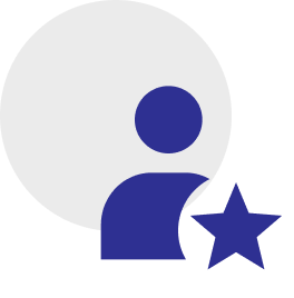 Frame 1618873844 An icon of a person silhouette with a star, symbolizing a highlighted user profile, much like finding the perfect life insurance solutions in VA.