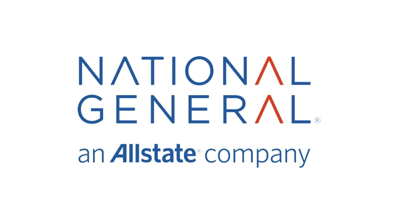 A national general logo with an allstate company.